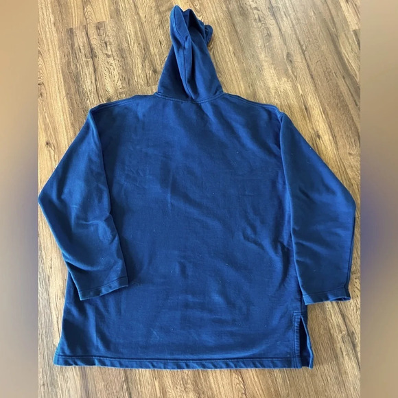 Vintage Mickey Inc blue pullover boxy hoodies with embroidered mickey Size L/… - Picture 6 of 6